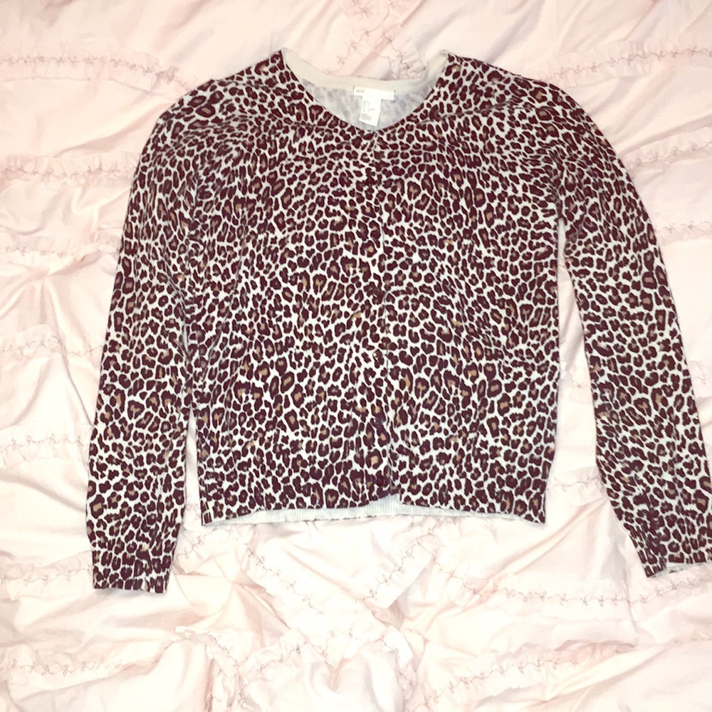 H&M Leopard Cardigan